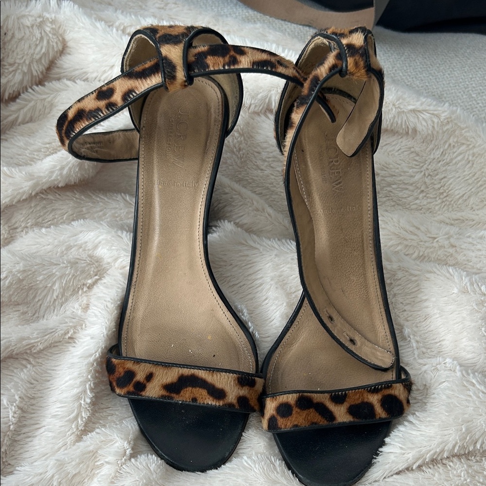 Jcrew size 9 Leopard Print Women's Sandals